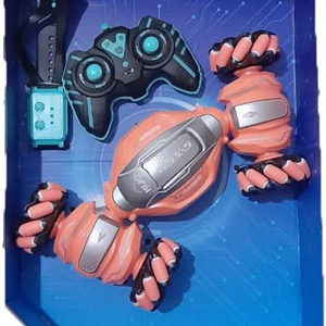 ماشین کنترلی شارژی کرمی دو حالته Stunt Remote Control Car Toy_اسباب بازی